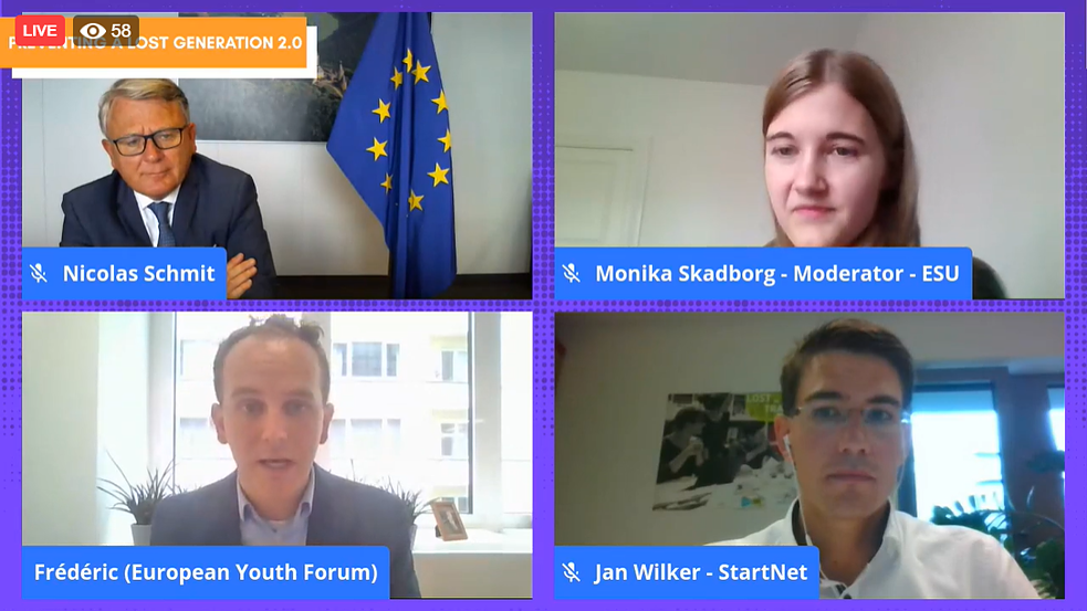 Objective of the conference: Better opportunities for young people in training and on the job market.