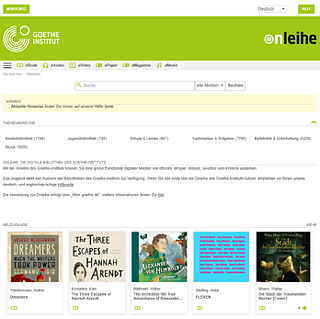 Onleihe &copy; © Goethe-Institut Onleihe