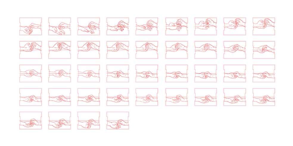 Split Flap Hands