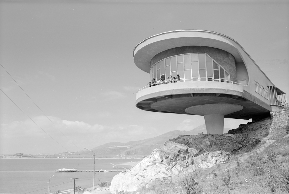 Lounge building of the Writers’ Resort in Sevan, Sevan Peninsula, Armenia | Architect: Gevorg Kochar (Yerevanproekt), 1963-1968 