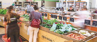 Le magasin Cœur paysan, à Colmar, a beaucoup fait parler de lui car les agriculteurs l’ont installé dans un ancien supermarché Lidl.