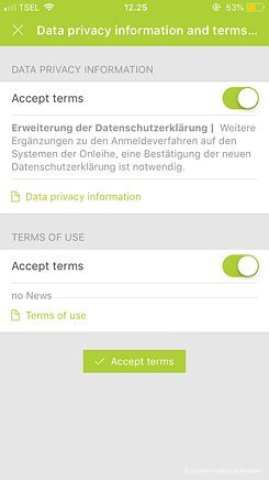 Datenschutzerklärung und Nutzungbedingungen
