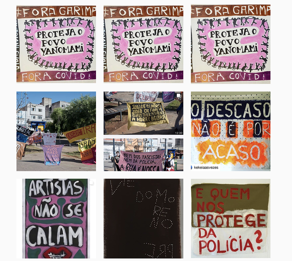 Projeto #CóleraAlegria, 2020. Foto: hashtag #CóleraAlegria, Instagram