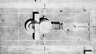 View of the House of Culture and Science, perspective | M.I. Kurilko, T.J. Bardt, A.Z. Grinberg, 1931