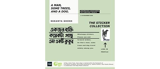 A Man, Some Trees, And a Dog © Sukanya Ghosh