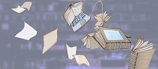 Karikatur von Kritik & Humanismus zur Vorstellungsreihe mit unabhängigen Verlägen aus Bulgarien.