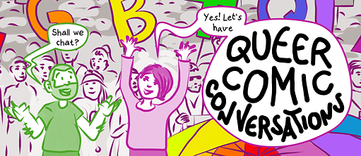 Queer Comic Conversations Banner