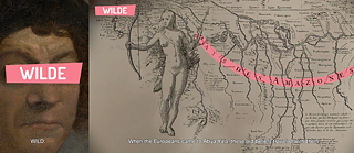 decolonial – Videostill from the project “Intervention M21”: The (De)Colonial Glossary, Part 2, “Civilized - Wild”
