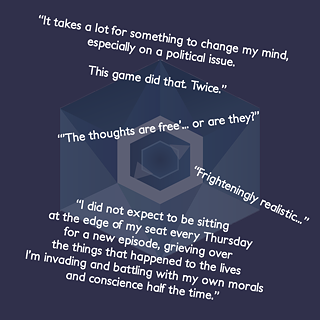 Orwell © Wikimedia Commons; Bewertungen sind Ausschnitte aus Steam Orwell