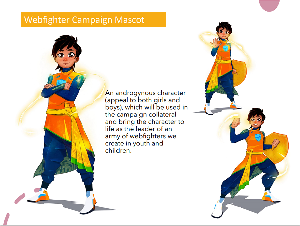 Webfighter Campaign Mascot