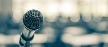 Foto eines Mikrophons