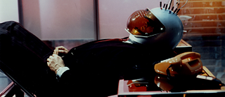 A scene from the film "World on a Wire"