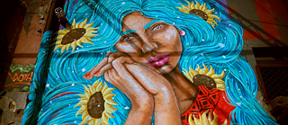 El arte urbano y el grafiti parecen haber estado siempre presentes en la Ex Fábrica de Harina.