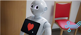 Κι αν κάνει λάθος; Το ανθρωποειδές ρομπότ «Pepper» εργάζεται σε ένα γηροκομείο στο Έρλενμπαχ.