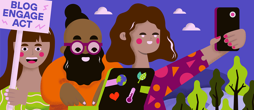 Key visual de Blog, engage, act!