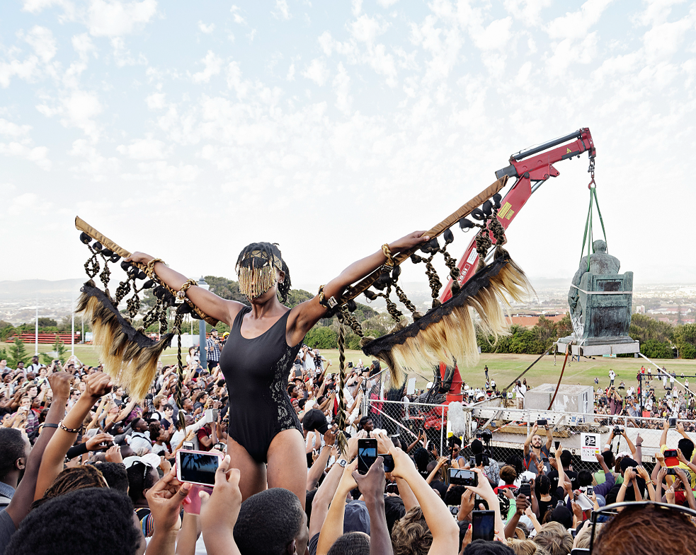 Decolonisation – “The Day Rhodes Fell” by Sethembile Msezane Chapungu