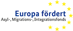 Logo: Europa fördert: Asyl-, Migrations- und Integrationsfonds